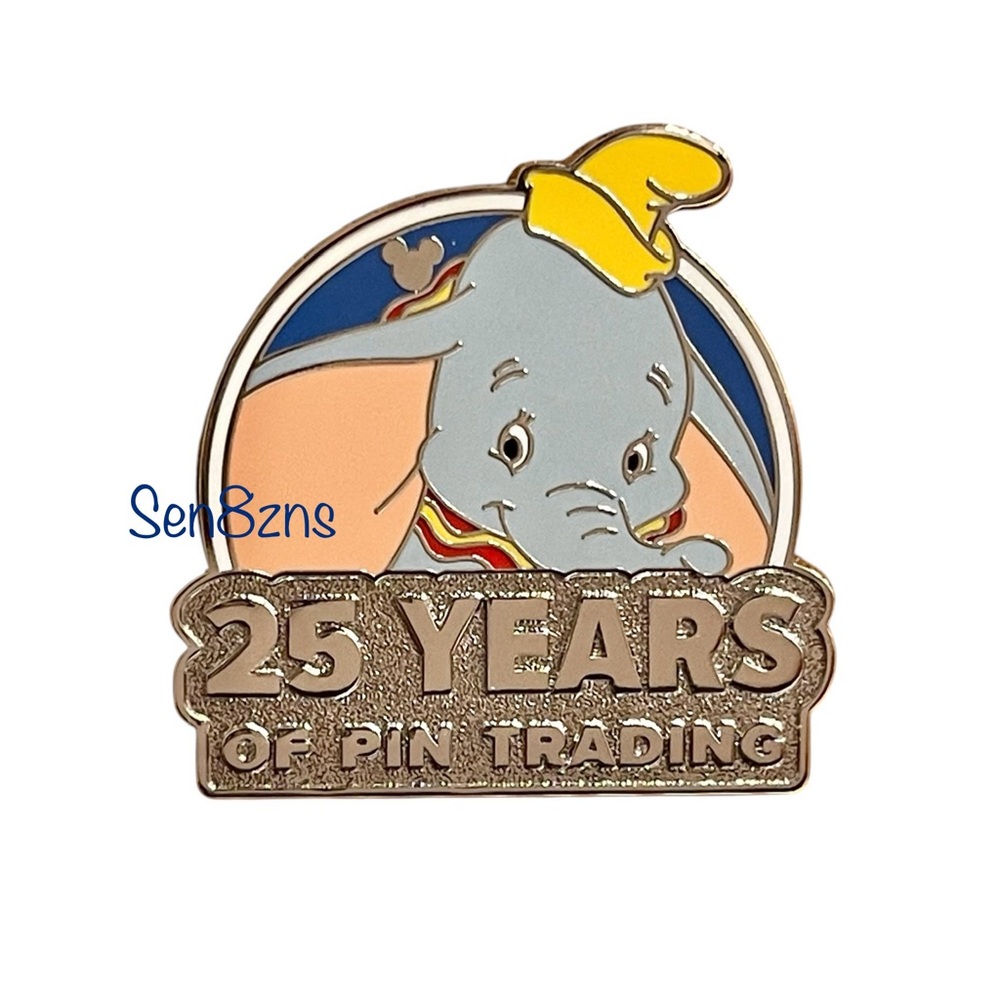 2025 Disney Pin Dumbo 25 Years Of Pin Trading Disneyland Hidden Mickey Pin